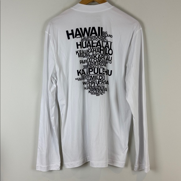 James Perse Mens Rash Guard Size 3 Large Long Sleeve Hualalai Hawaii - Picture 5 of 8